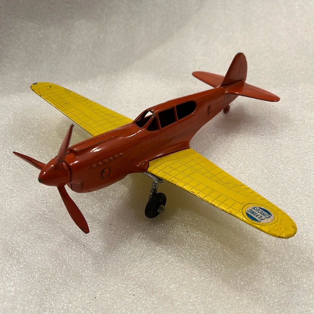 Hubley cast iron airplane in great shape and original condition.